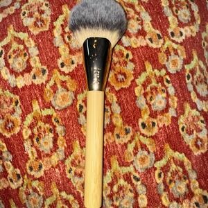Tarte Full Fan Powder‎ Brush Tan Wooden Handle NEW 7"
